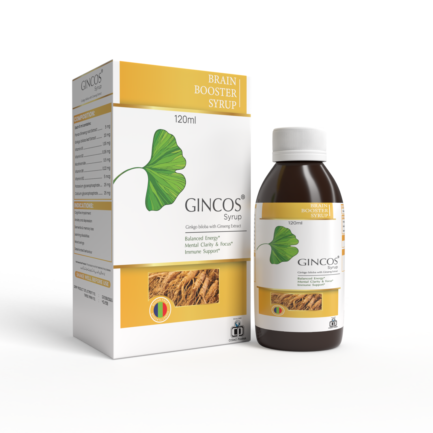 GINCOS SYRUP 240 ML